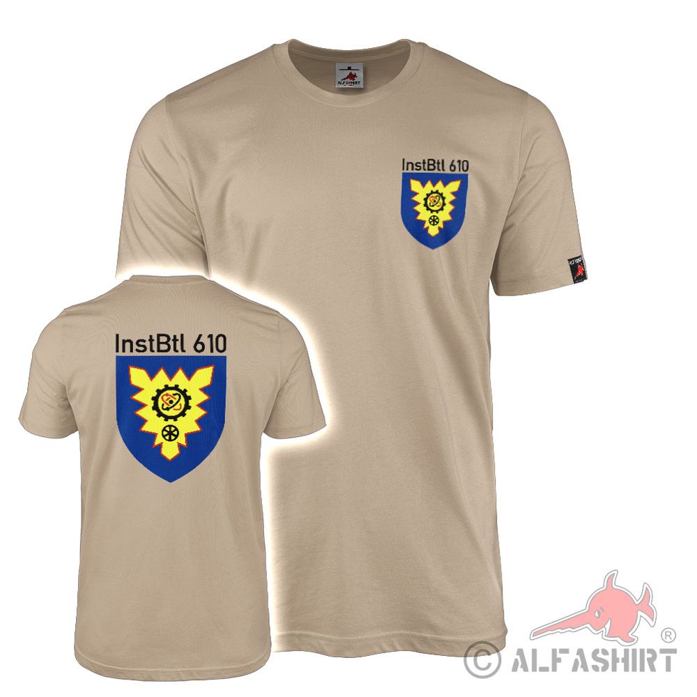 T-Shirt InstBtl 610 Versorgungsbataillon Flugkörper 660 Albersdorf #44474