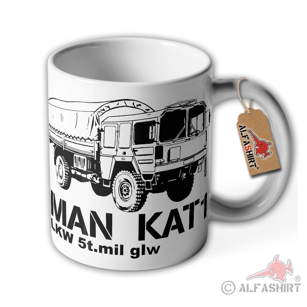 Man Kat Tasse Bw Bundeswehr LKW Laster mil glw  Trucker.#43282