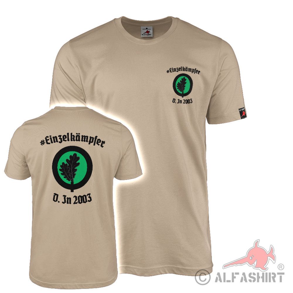 T-Shirt Einzelkämpfer D In 2003 Einzelkämpferabzeichen Lehrgang EKL #42759
