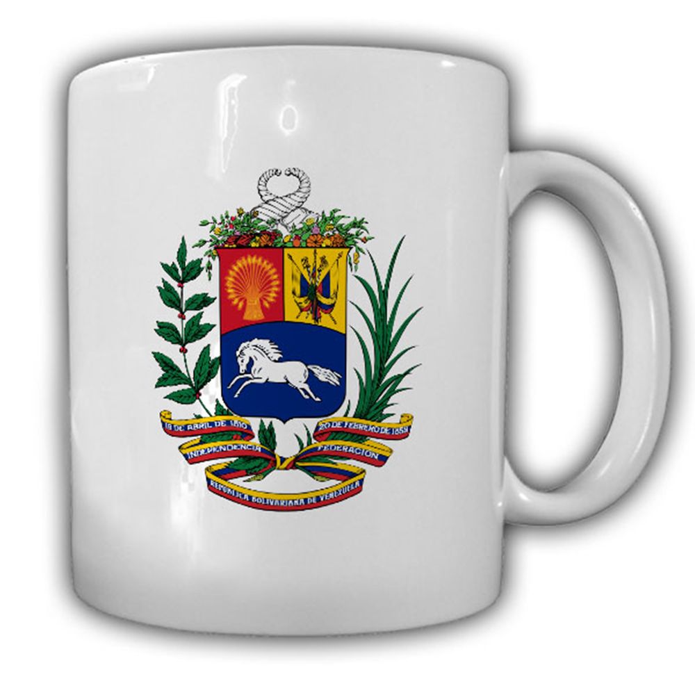 Tasse Venezuela Wappen Emblem Kaffee Becher #14019