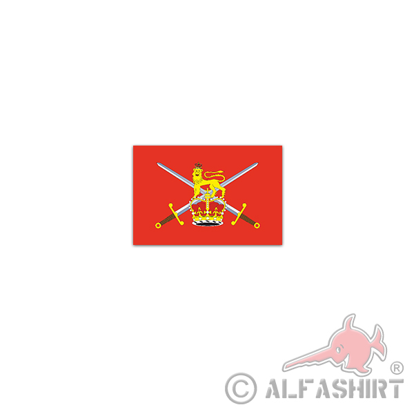 Sticker British Army Flag British Army Land Forces 11x7cm A3501