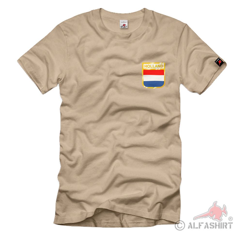 Netherlands Holland Netherlands Flag Coat of Arms Badge T-Shirt#2654