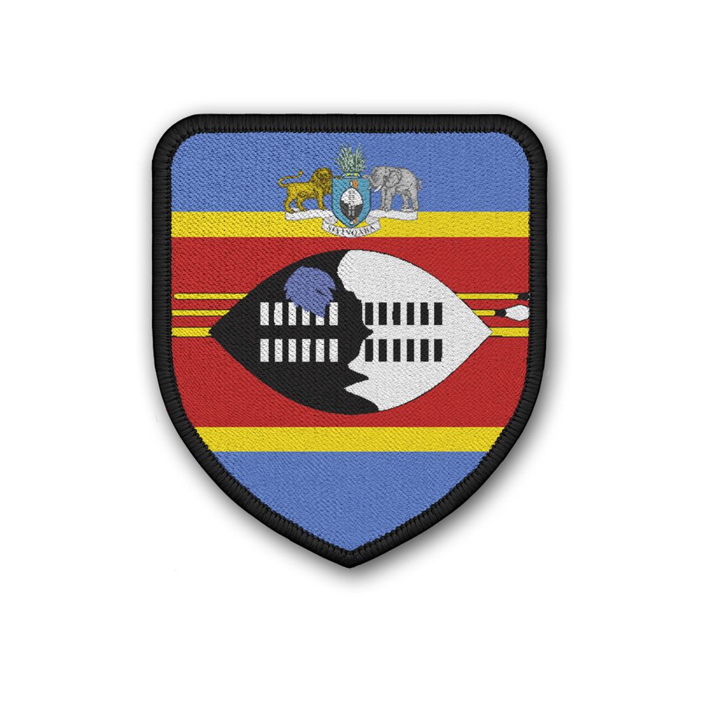 Patch Flag of Swaziland Flagge Staat Wappen Landesflagge Wappenzeichen #21331
