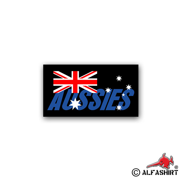 Aufkleber/Sticker Aussies Australian Slang Army Military Australia  9x7cm A2024