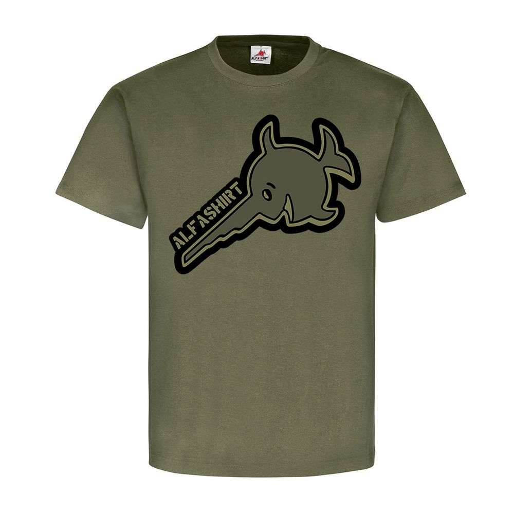Alfashirt Kommando Schwertfisch U-Boot 96 Sägefisch Bundeswehr Tactical #22620
