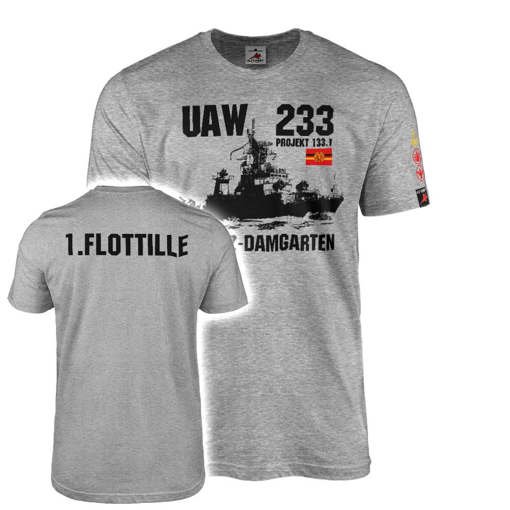 T-Shirt UAW 233 Project 133.1 Ribnitz-Damgarten 1st Flotilla Chief Petty Officer #46523