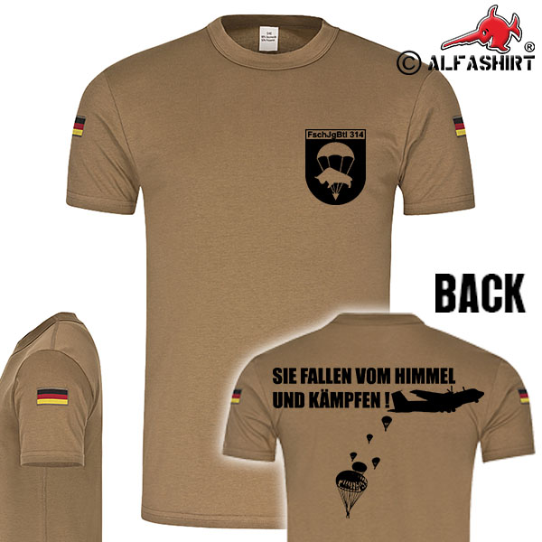 BW Tropen FschJgBtl 314 Typ 3 Fallschirmjäger Bataillon 314 Falli Teufel #15800