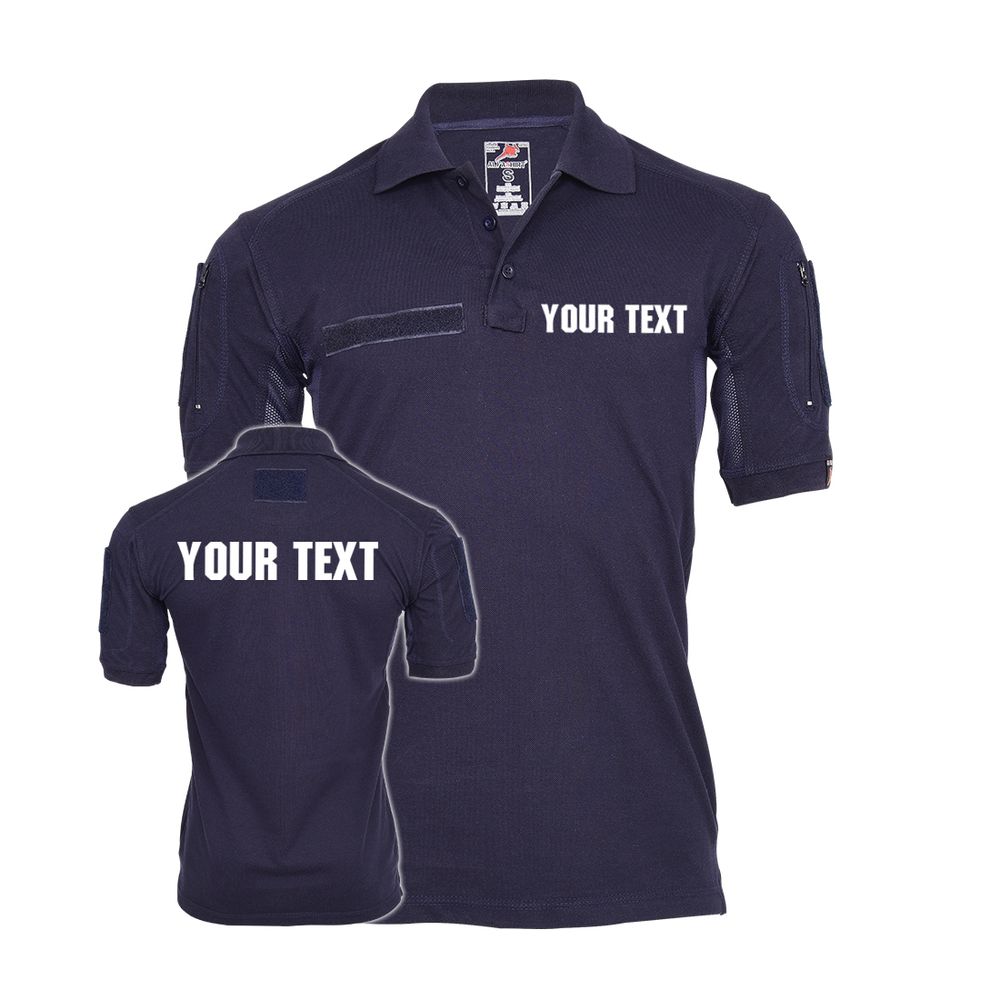Your Text Tactical Polo personalized customized individual special unit #36503