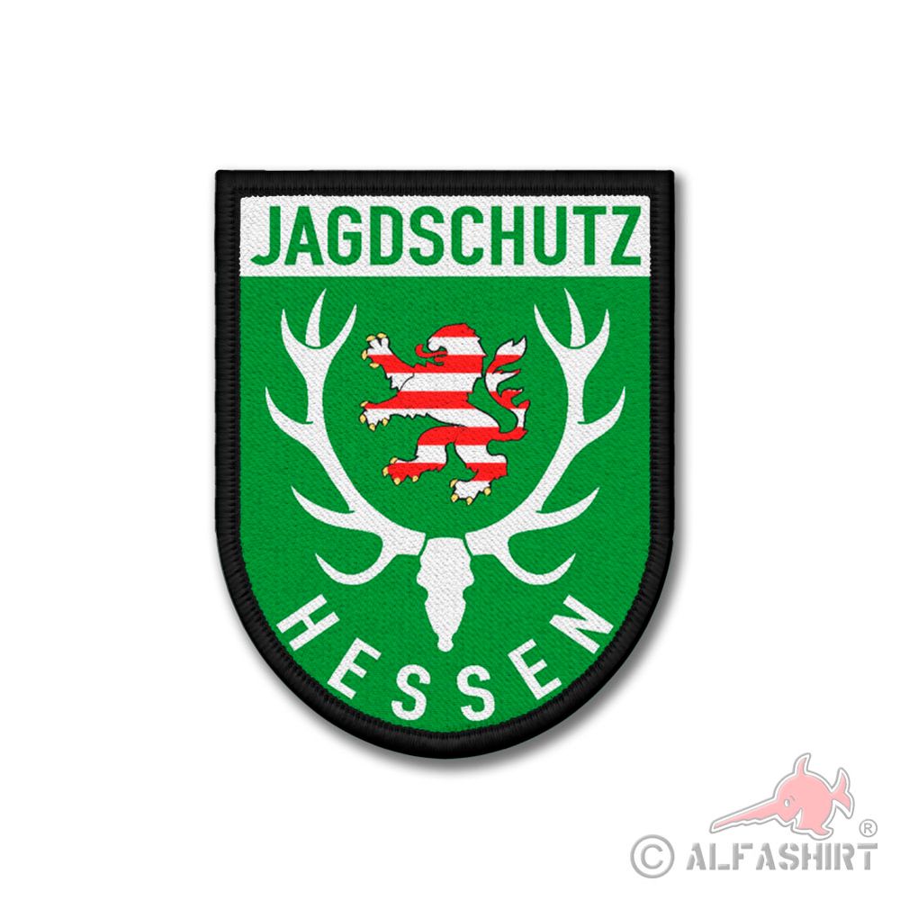 Patch Hessen Jagdschutz Hunters Forester Revier Badge Coat of Arms Emblem # 38732