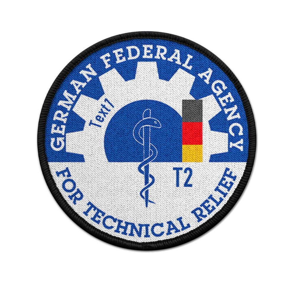 Patch personalisierbar Hilfswerk Technical Relief Äskulap Katastrophe #42493