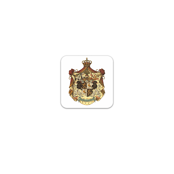 Sticker Principality of Reuss coat of arms Elder line small state 7x7cm A3267