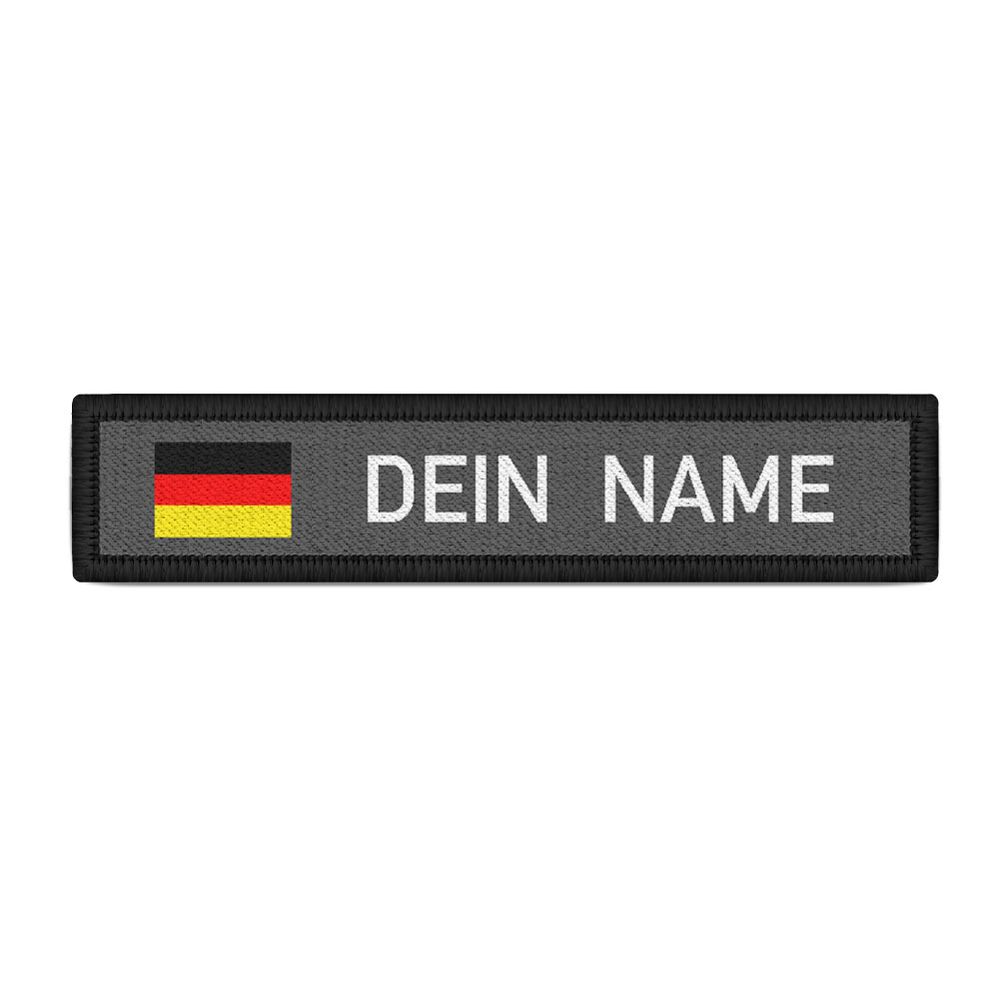Deutschland Namenschild Patch mit Namen Bundeswehr Polizei Feuerwehr #24346