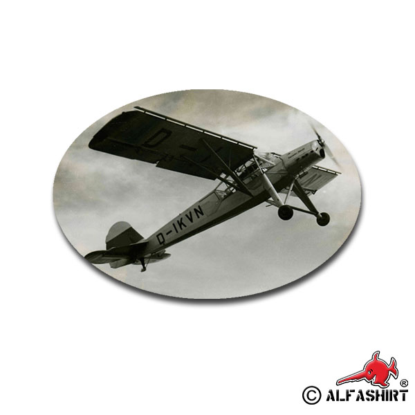 Sticker Fieseler Storch Fi 156 STOL plane aviator 10x7cm A1554