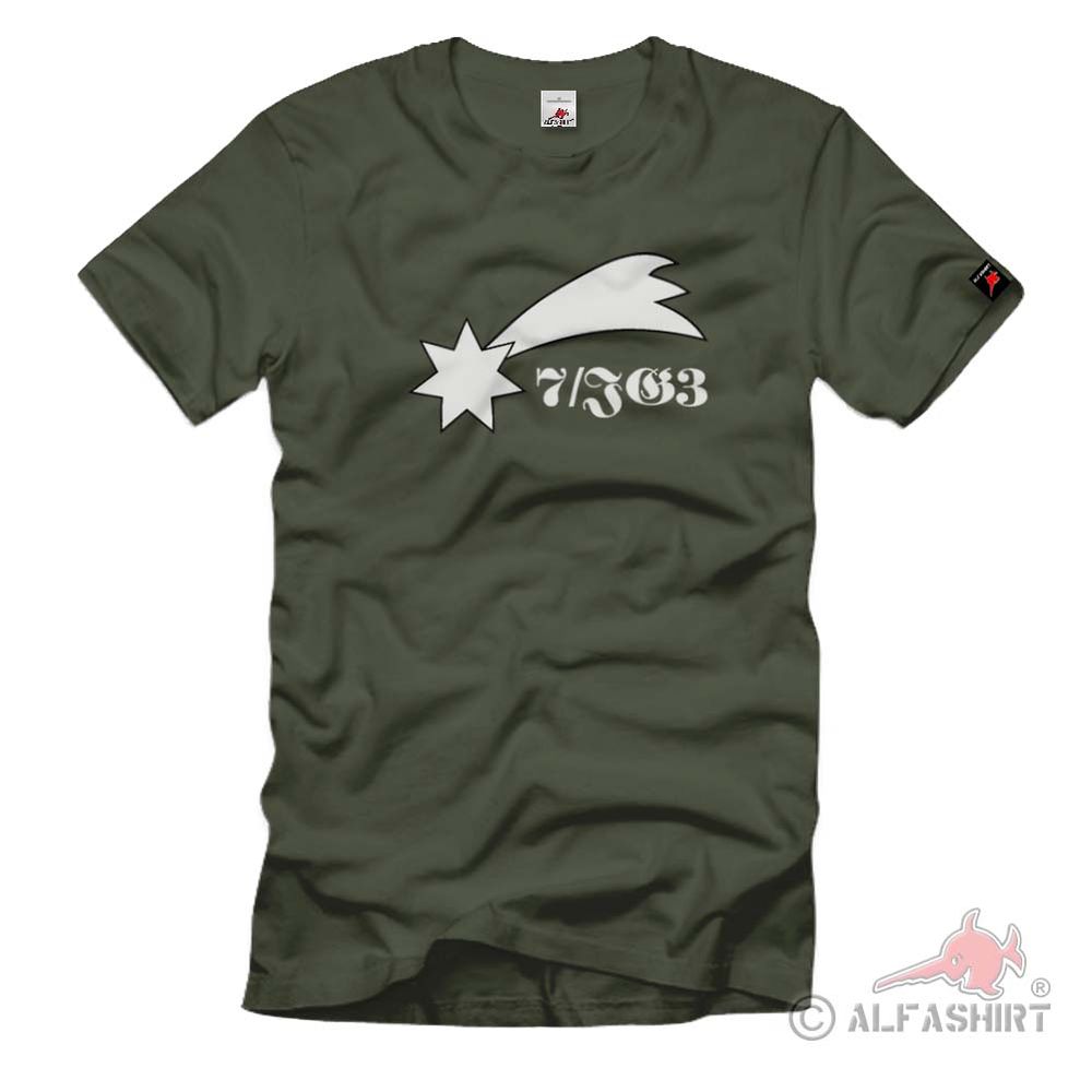 7 Jagdgeschwader 3 Military Unit Coat of Arms Badge Luftwaffe 7 - T Shirt # 1780
