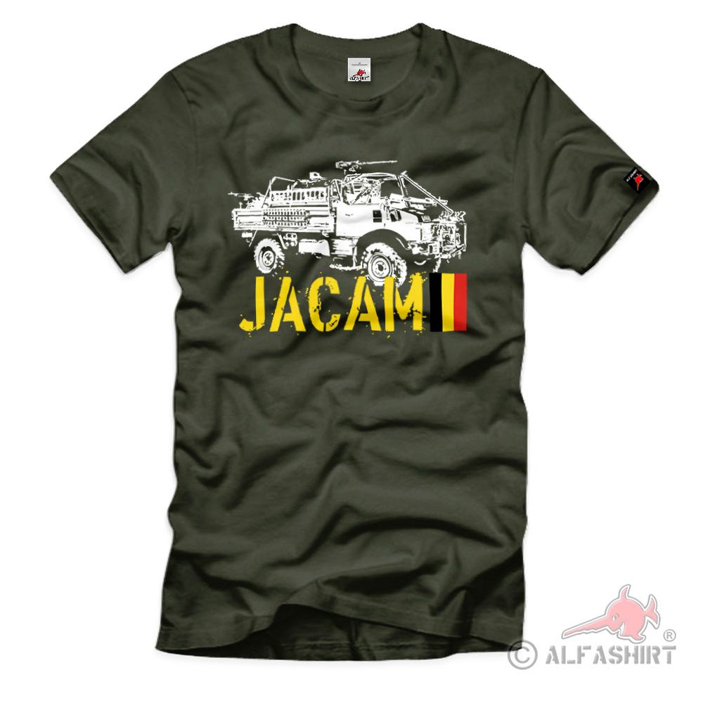 JACAM Belgium Mog long-range patrol mission Belgian Army T-Shirt#40350