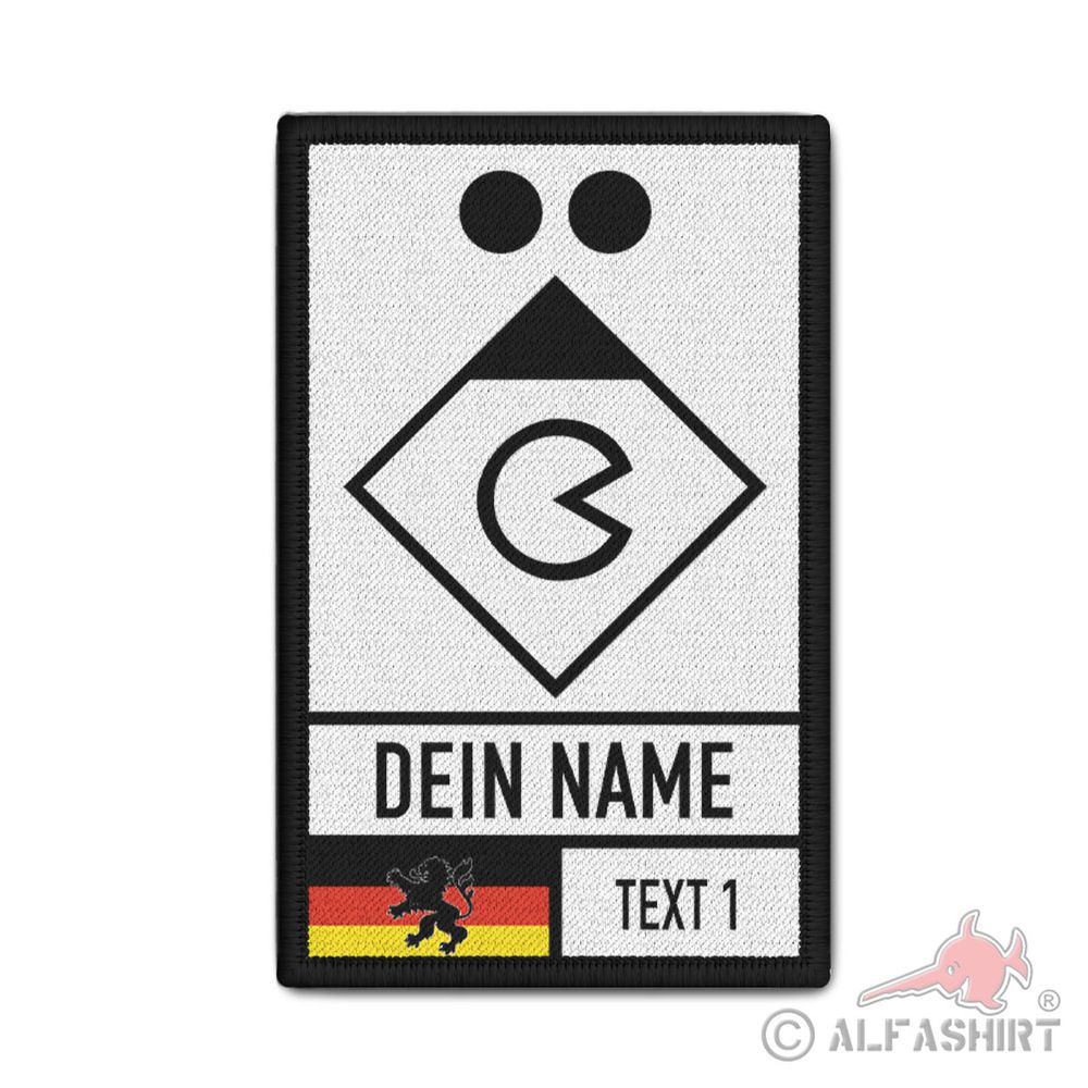 Patch Feldkoch Gruppenführer Hessen personalisierbar Feuerwehr Takisches #41320