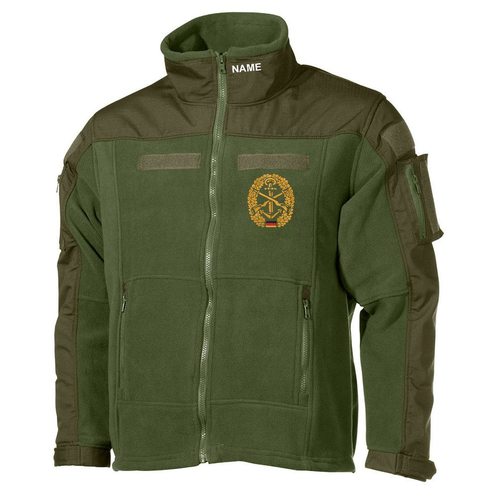 Combat Fleecejacke GESTICKT Marineschutzkräfte Marine Bundeswehr #30486