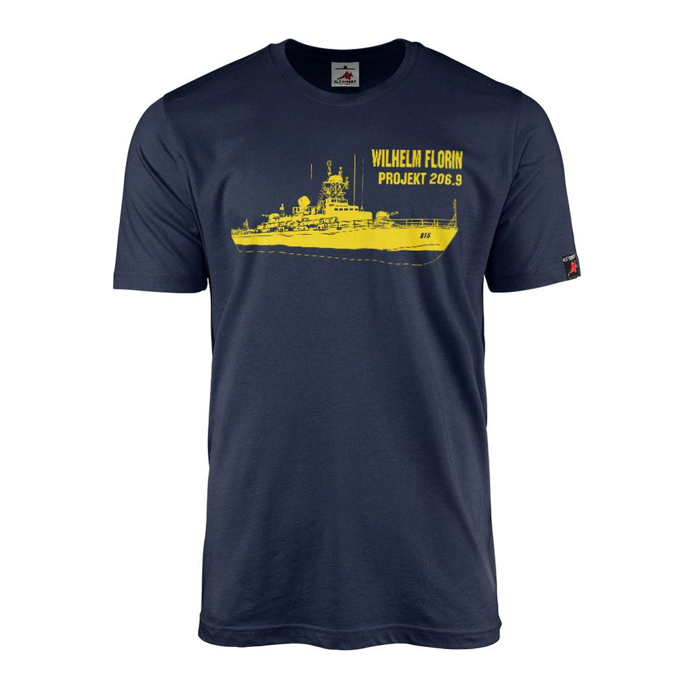 T-Shirt Torpedoschnellboot TS-815 Wilhelm Florin Projekt 206.9 #46667