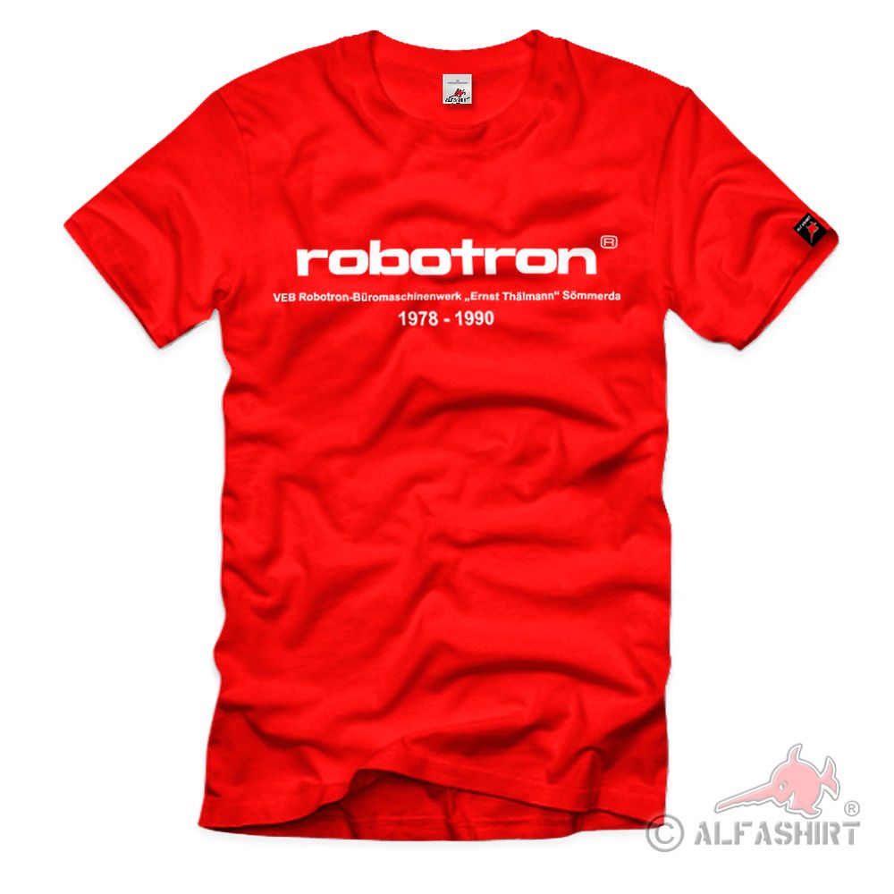 VEB Robotron-Büromaschinenwerk Ernst Thälmann Sömmerda Otto Schön T-Shirt#40137
