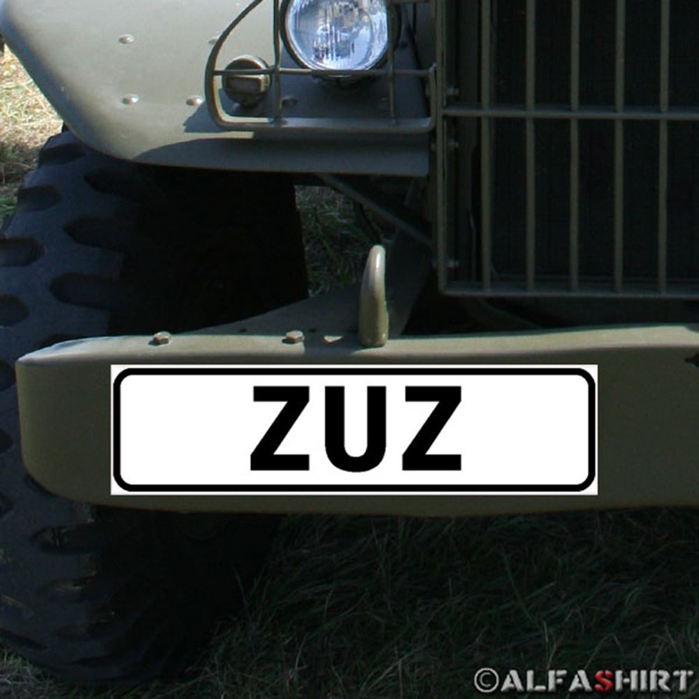 Magnetic Sign ZUZ Central Support Unit Customs Officials Special Unit # A368