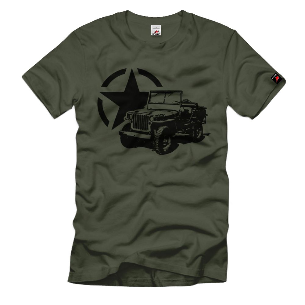 US Army MB Overland WW2 1943 Amerika Oldtimer Normandie T-Shirt #37670