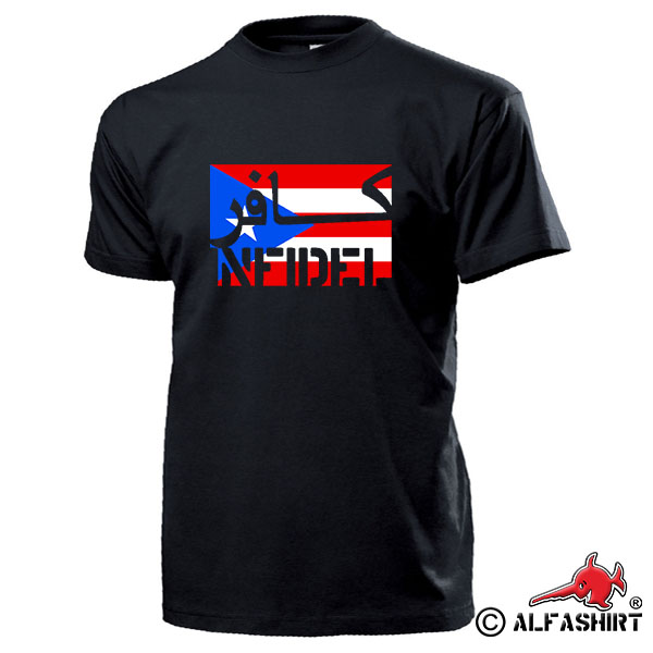 Puerto Rico Infidel Freistaat Fahne Flagge Insel Karibik Armee T Shirt #17369
