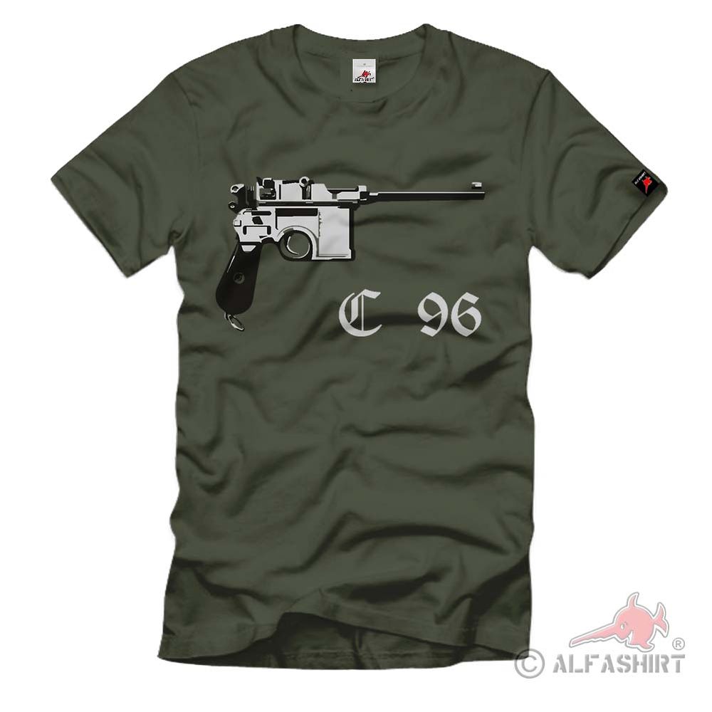 Mauser C96 Selbstladepistole Construction Waffe Pistole - T Shirt #272