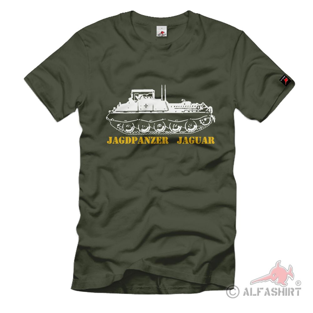 Jagdpanzer Jaguar Panzer Bundeswehr Bundesheer Panzerstahl T Shirt # 748