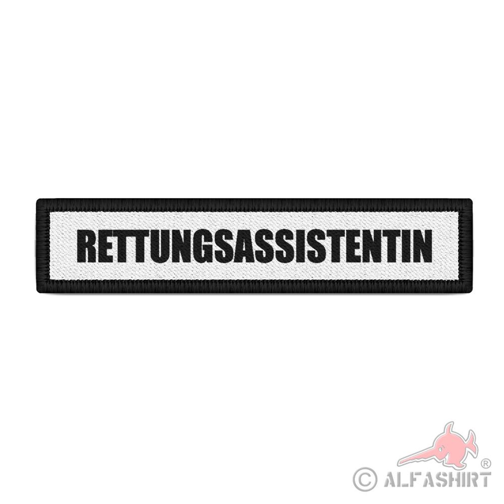 Patch Rettungsassistentin RA Notarztwagen Sanitäterin RettAssG #40357