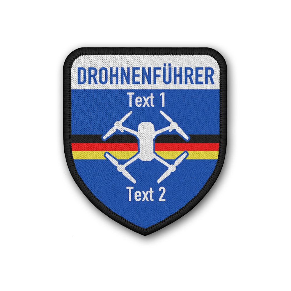 Patch Drohnenführer Drohne Quadrocopter GER DE Einsatzgruppe #46482