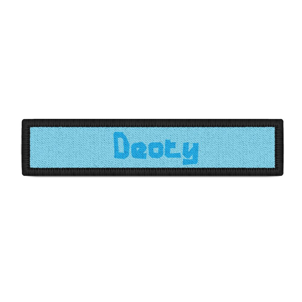 Namenspatch Detoy Fiktiver Name Channel Web Social Media Aufnäher #26204
