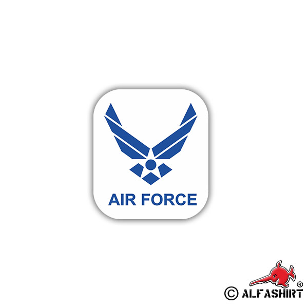 Sticker Air Force US Air Force Military Soldier Crest 7x7cm A935