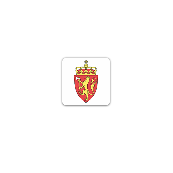 Aufkleber/Sticker Königreich Norwegen Kongeriket Noreg Norwegisch 7x7cm A3137