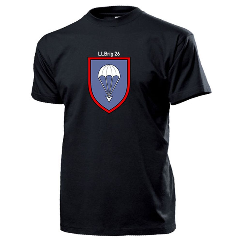 LLBrig 26 altes Wappen Luftlandebrigade Saarlouis Fallschirmjäger T Shirt #13257