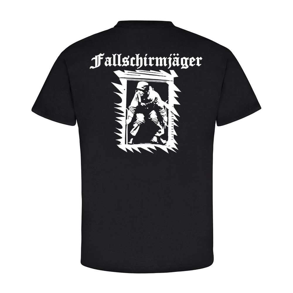 Fallschirmjäger Ehren Fallschirm JU 52 Sprung Luftwaffe- T Shirt #6979