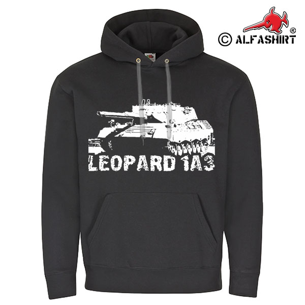 Leopard 1A3 Tank Leo1 BW Tank PzBtl Crew Fan Hoodie # 17511