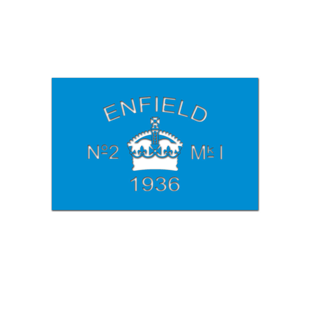Painting template Enfield No 2 Mark 1 Revolver Handgun 39x27cm # A5462