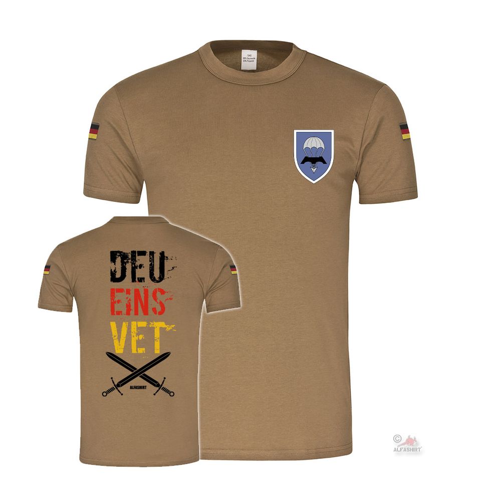 BW Tropen LLPiKp 270 DeuEinsVet Deutscher Veteran Bundeswehr T-Shirt #41090