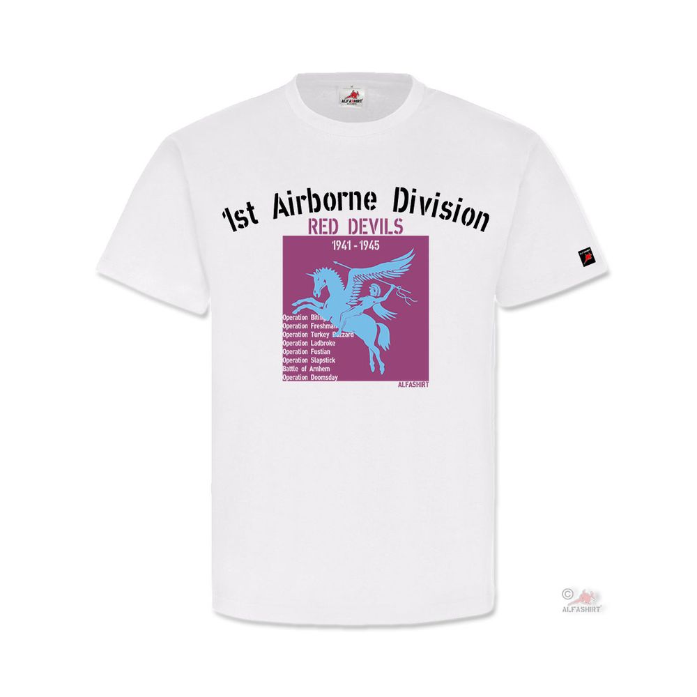 1st Airborne Division British Red Devils Battle of Arnhem T-Shirt#32259