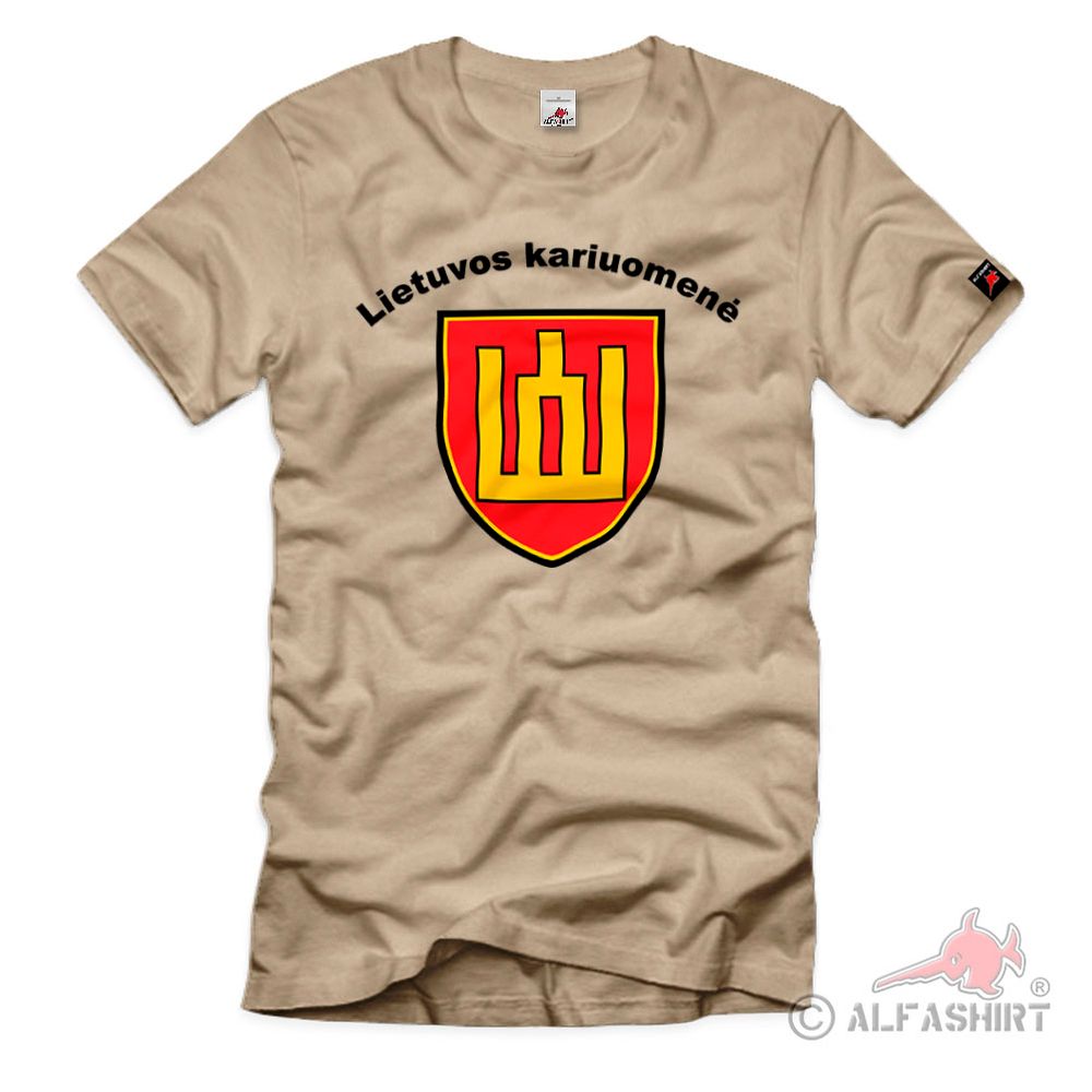 Lietuvos kariuomenė Litauische Armee Litauen Wappen Abzeichen T-Shirt #39973