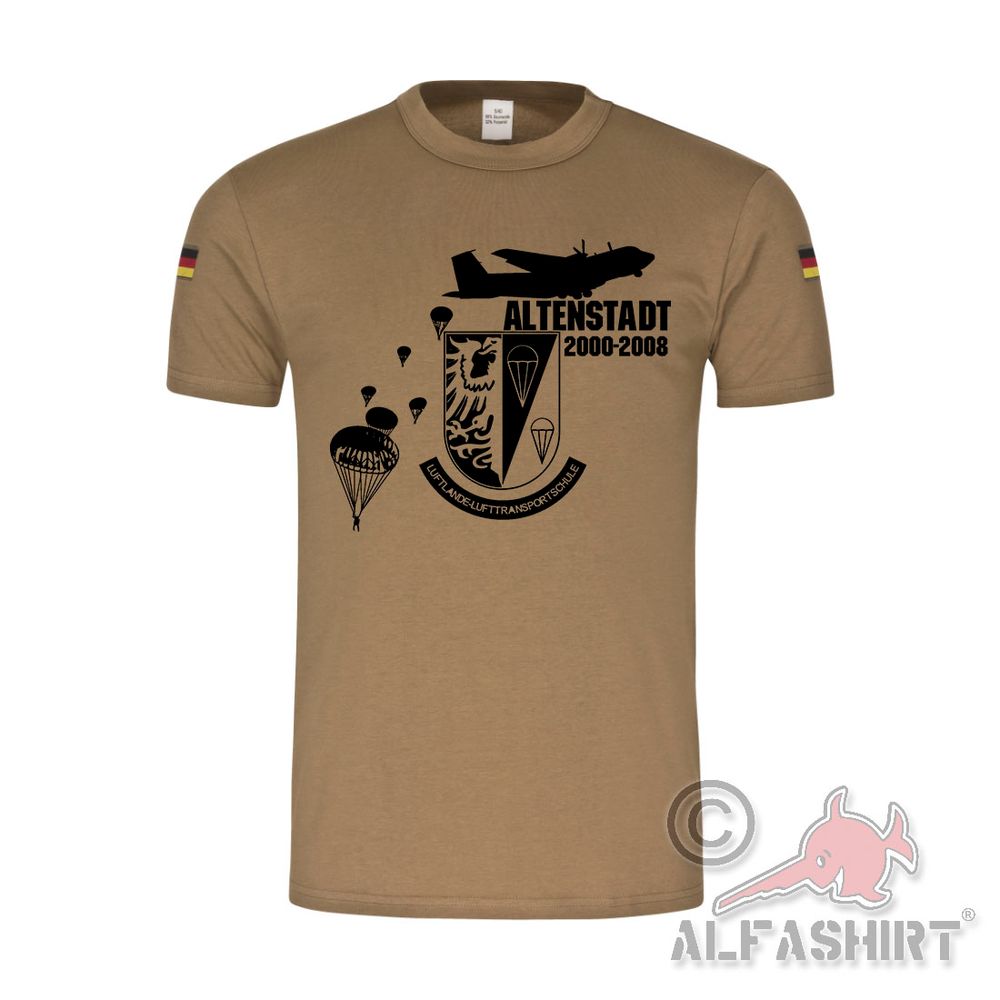BW Tropics Altenstadt 2000-2008 LL-LTS Airborne Transport School T-Shirt #39837