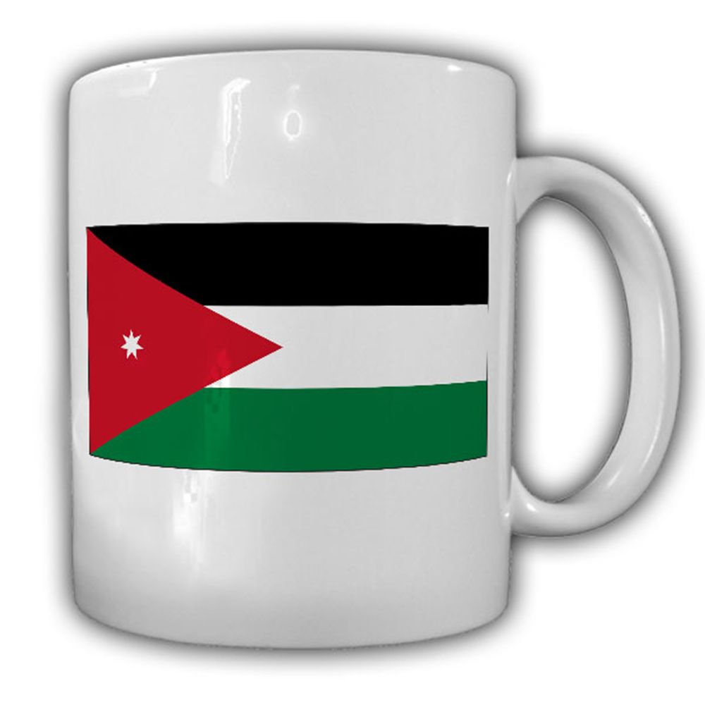 Jordanien Fahne Flagge Königreich Kaffee Becher Tasse #13527