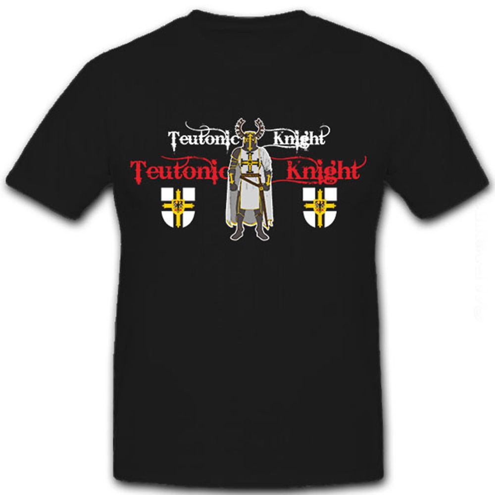 Teutonic Knight Deutscher Ritterorden Schwert Rüstung Ritter - T Shirt #8574