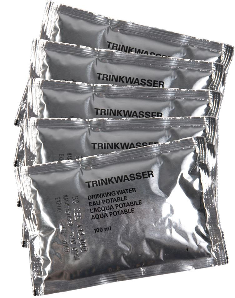 Original BW Trinkwasser 5er Set Notfallvorsorge trinken Wasser Survival #23684