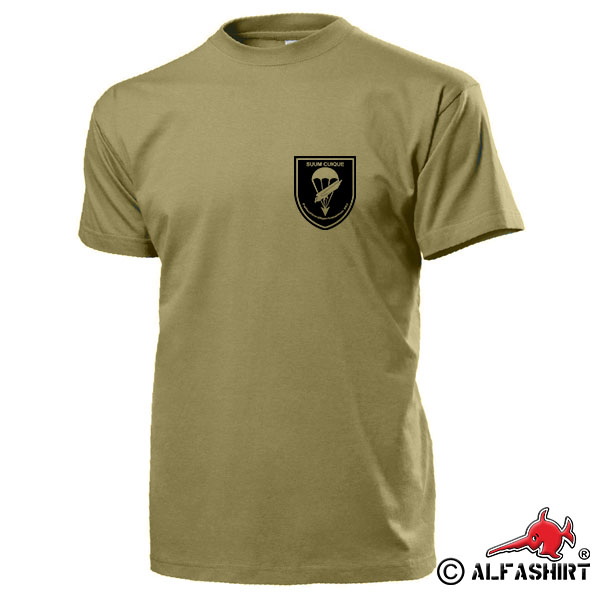 Fallschirmjäger 262 FschJgBtl 262 Falli Green Devil BW Coat of Arms - T Shirt # 16075