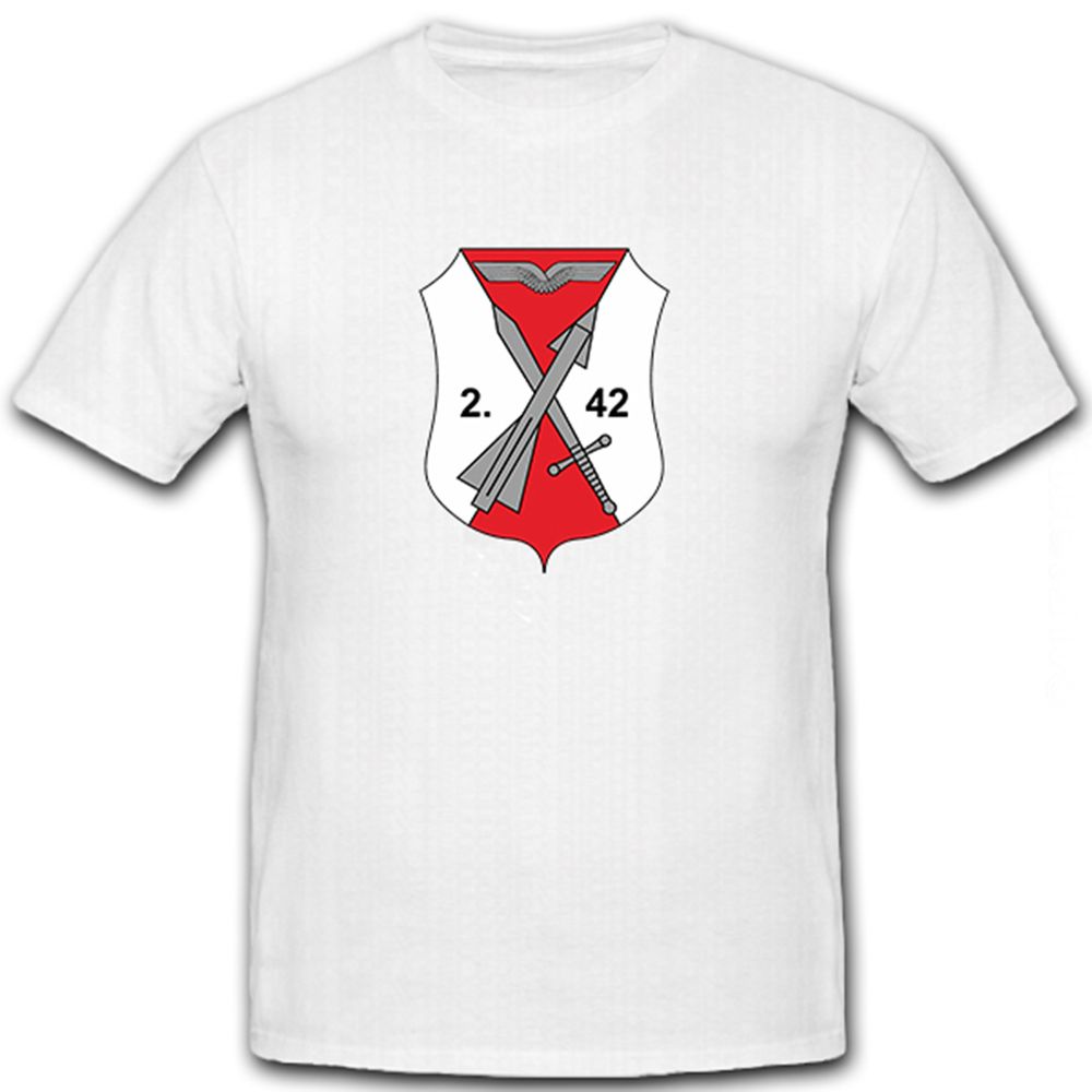 2 FlarakGrp 42 Flugabwehr Raketen Gruppe Bundeswehr Heer Militär T Shirt #12499