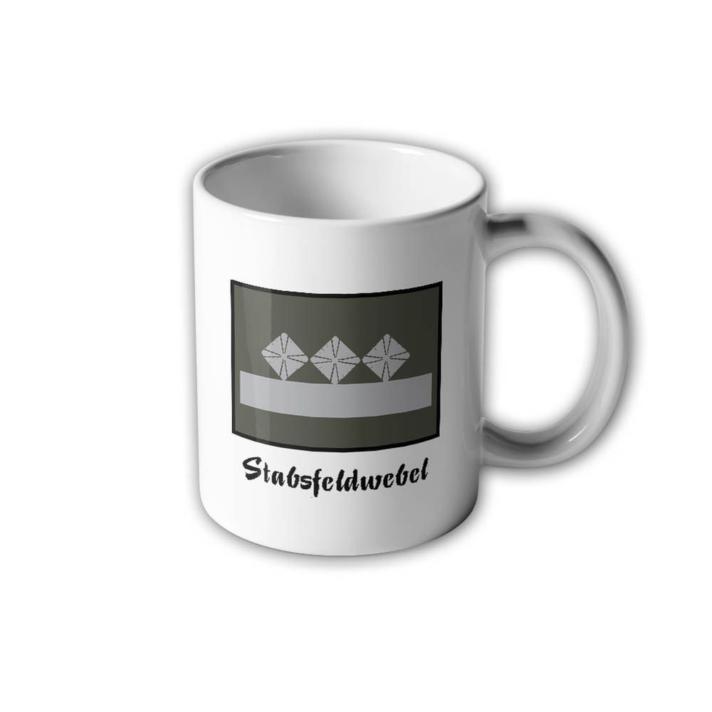 NVA UTV Stabsfeldwebel Tasse Ostdeutschland Ossi Militär Dienstgrad DDR #30501