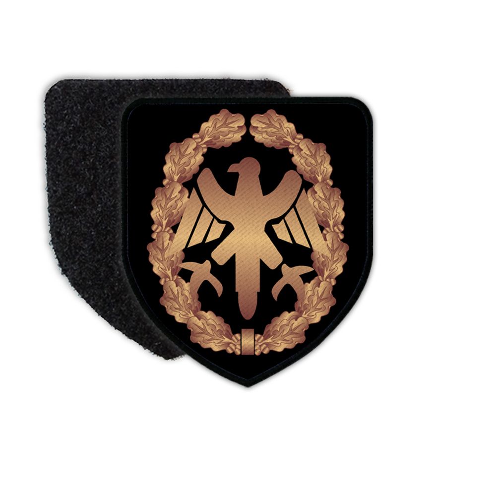 Patch Leistungsabzeichen Bronze Bundeswehr Heer  Unidorm 7x6cm#35562