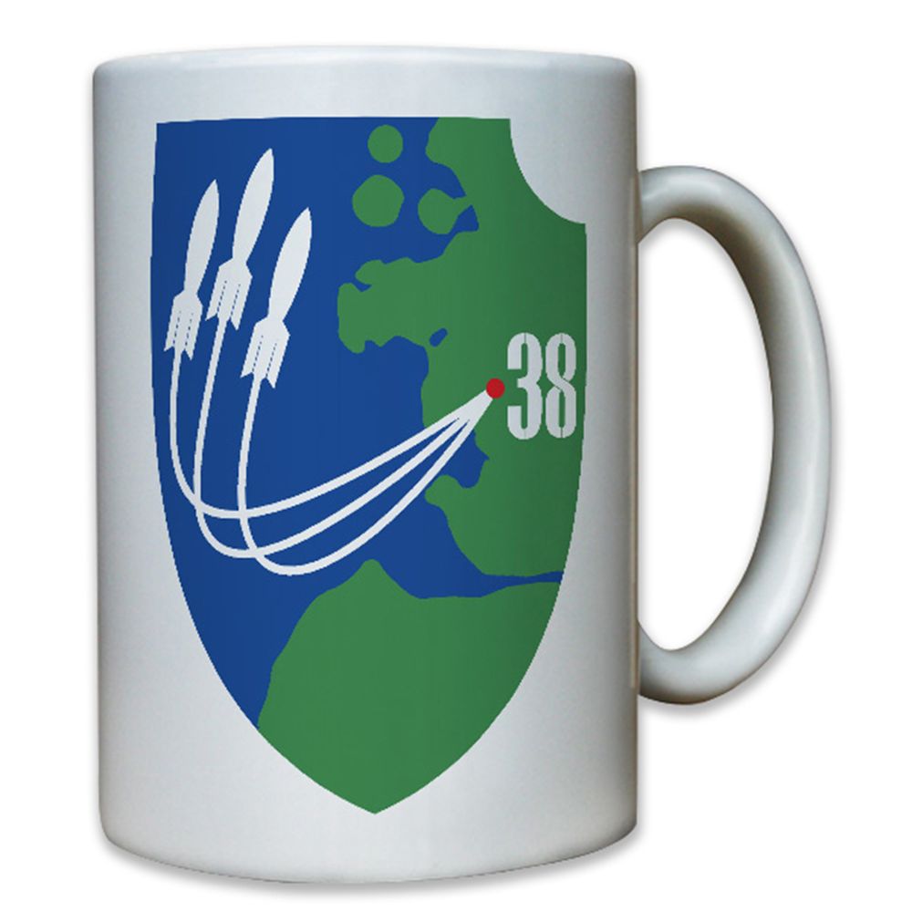 FlaRakBtl 38 Flugabwehrraketenbataillon Flugabwehr Bataillon Bw - Tasse #8552