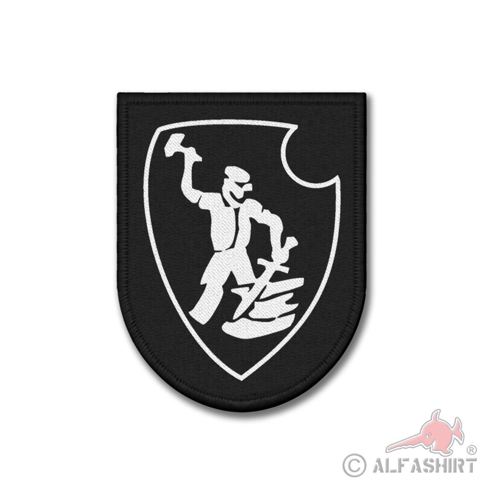 Patch Schwere Panzer Abteilung Einheit sPzAbt 507 Schmied 9x7cm#1304